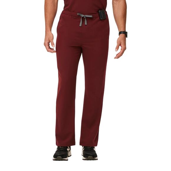Figs Other - FIGS Pisco Basic Scrub Pants Burgundy Maroon Men’s XXL 2XL Elastic Drawstring